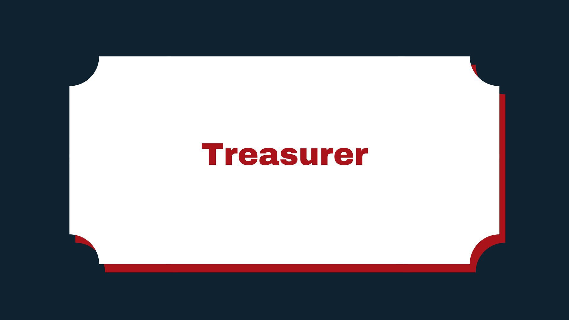 Treasurer